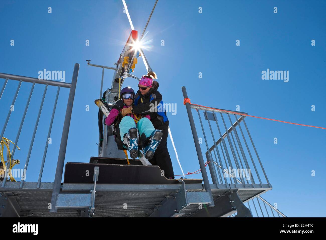 Ziplining france hires stock photography and images Alamy