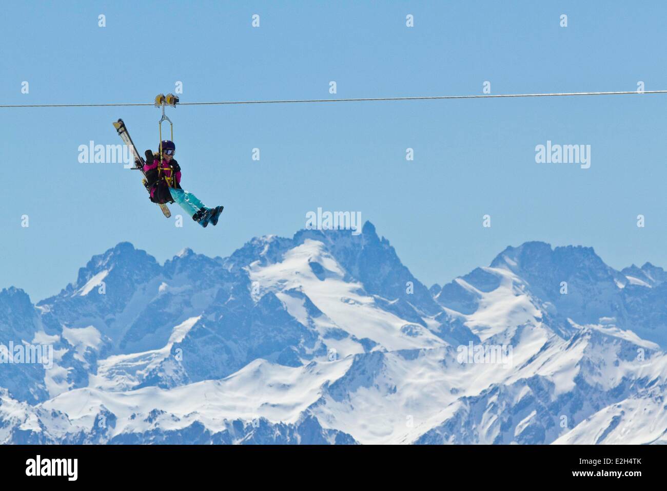 France Savoie Orelle Val Thorens Three Valleys ski area world's highest
