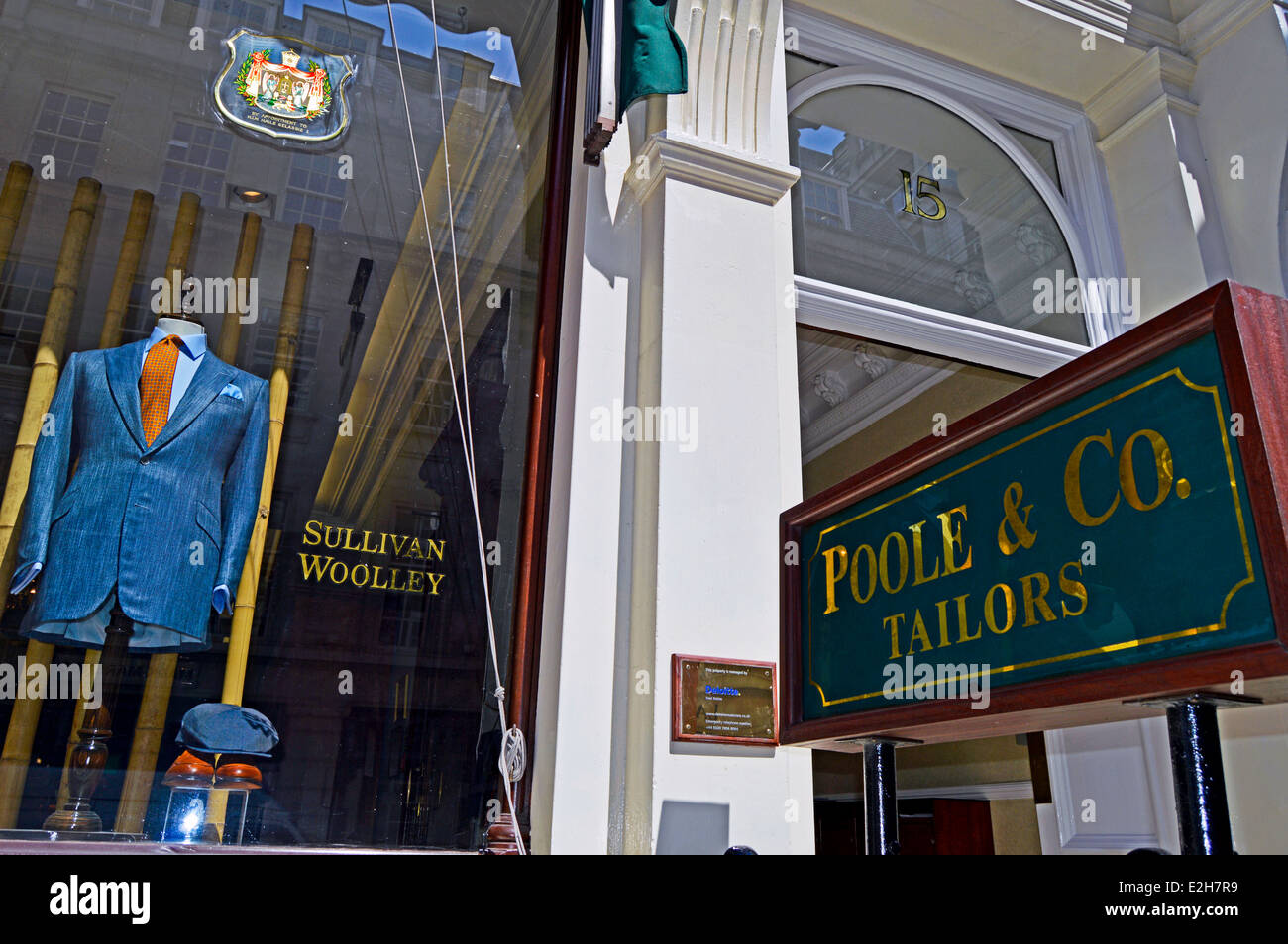 Bespoke Tailors on Savile Row, Mayfair, City of Westminster, London, England, United Kingdom