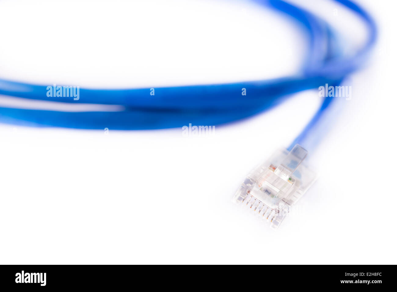 Blue Line isolated on white Stock Photo Alamy