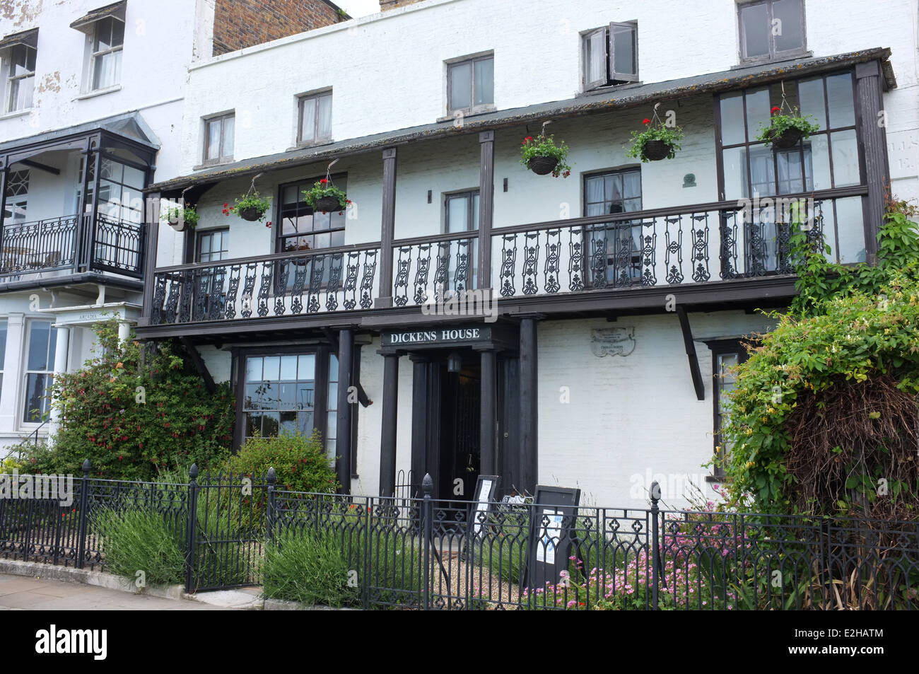 charles dickens museum in town of broadstairs in the county of kent uk 2014 Stock Photo