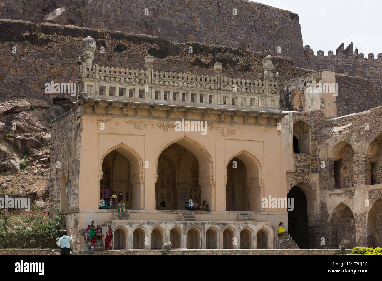 Golconda Fort,Hyderabad,Telangana Stock Photo