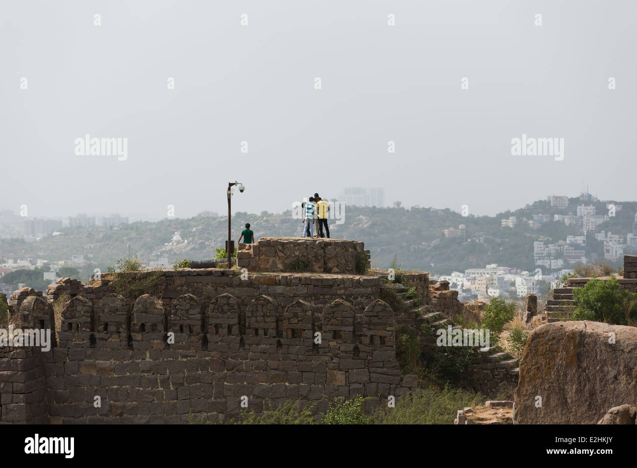 Golconda Fort,Hyderabad,Telangana Stock Photo