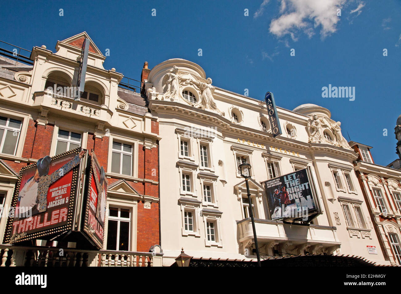 Theatreland, Shaftesbury Ave, London, England Stock Photo