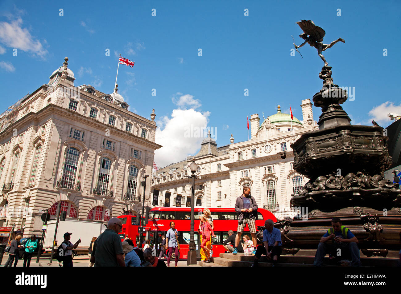 Piccadilly Circus,London,UK Stock Photo