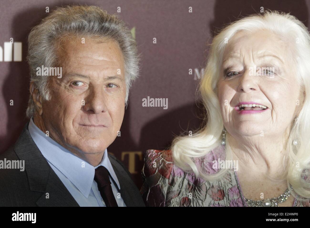 Dustin Hoffman, Jones, at the German premiere of Quartett at