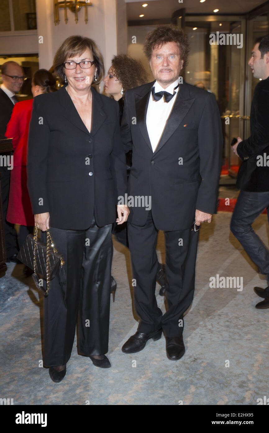 Uschi Wolters, Dieter Wedel at 64th Hamburger Presseball at Atlantic hotel.  Where: Hamburg, Germany When: 26 Jan 2013 Stock Photo