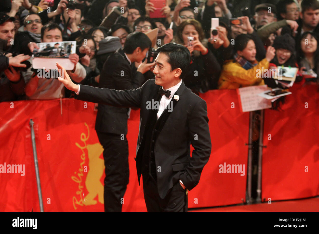 Tony Leung Chiu Wai at the 63rd Berlin International Film Festival (Berlinale) - Yi Dai Zong Shi/The Grandmaster premiere and fe Stock Photo