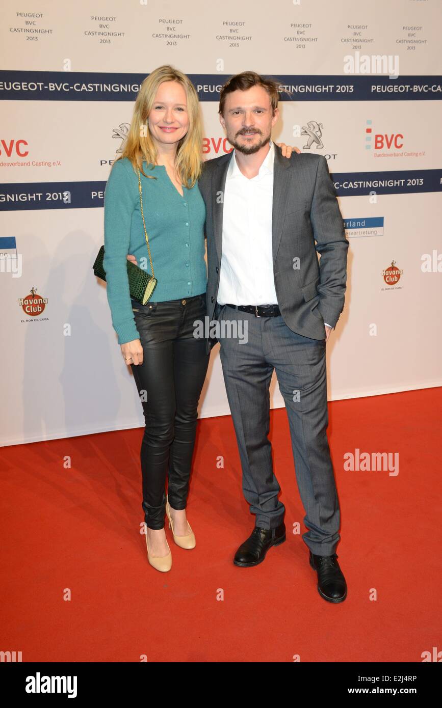 Stefanie Stappenbeck and guest at the 63rd annual Berlin INternational Film Festival (Berlinale) - Peugeot BVC Casting Night at Vertretung des Saarlandes at In den Ministergärten.  Where: Berlin, Germany When: 09 Feb 2013 Stock Photo