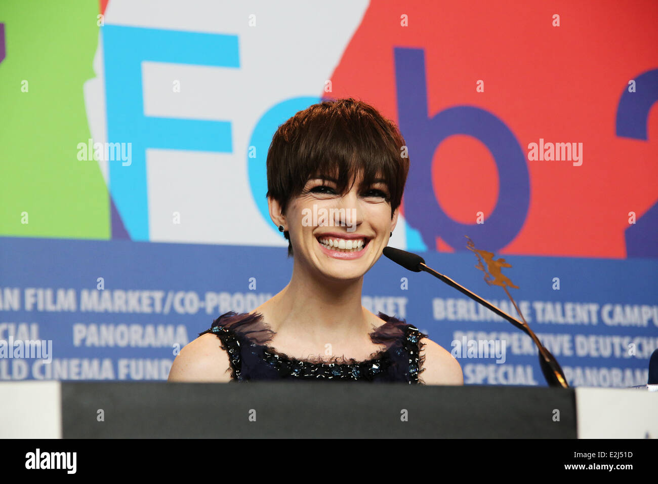 Anne Hathaway at the 63rd annual Berlin International Film Festival