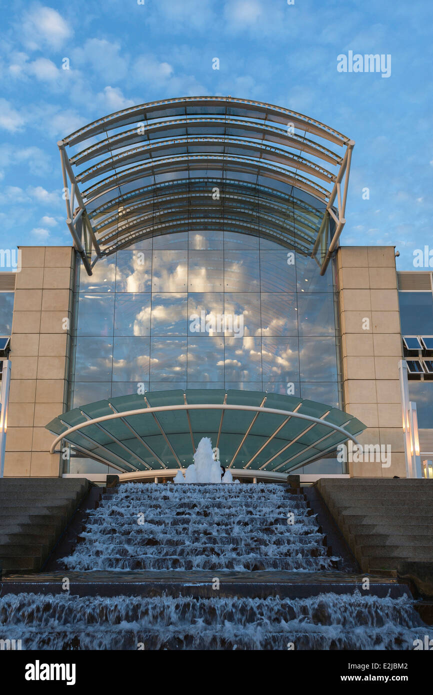 Cribbs Causeway Shopping Centre entrance, Bristol, Avon, UK Stock Photo
