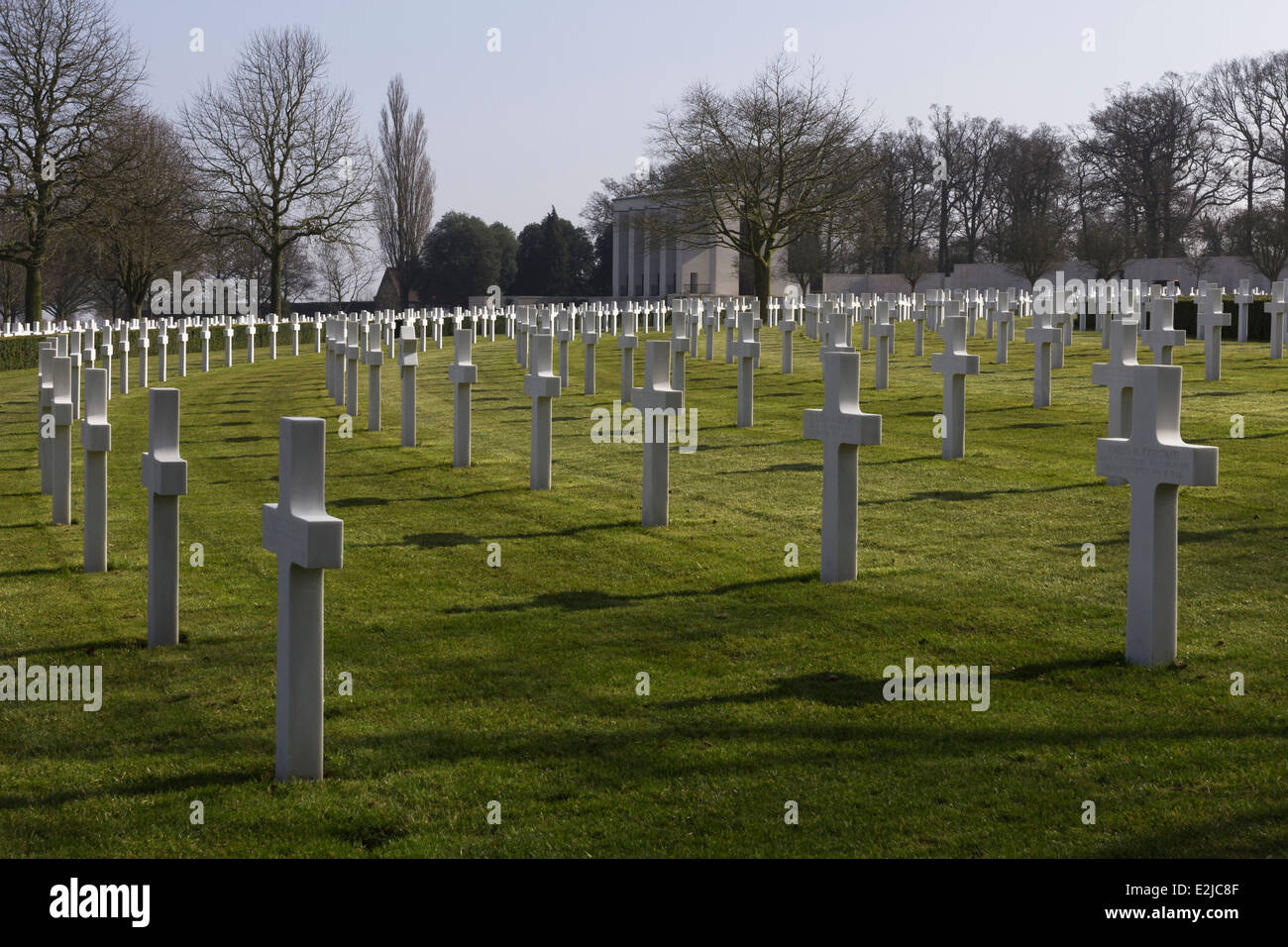Maddingley Cemetery American war cemetery and memorial at madingley hi-res stock ...