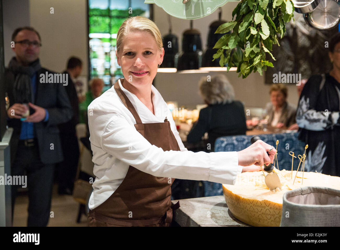 Cornelia Poletto at the grand opening of Concina Cornelia Poletto a