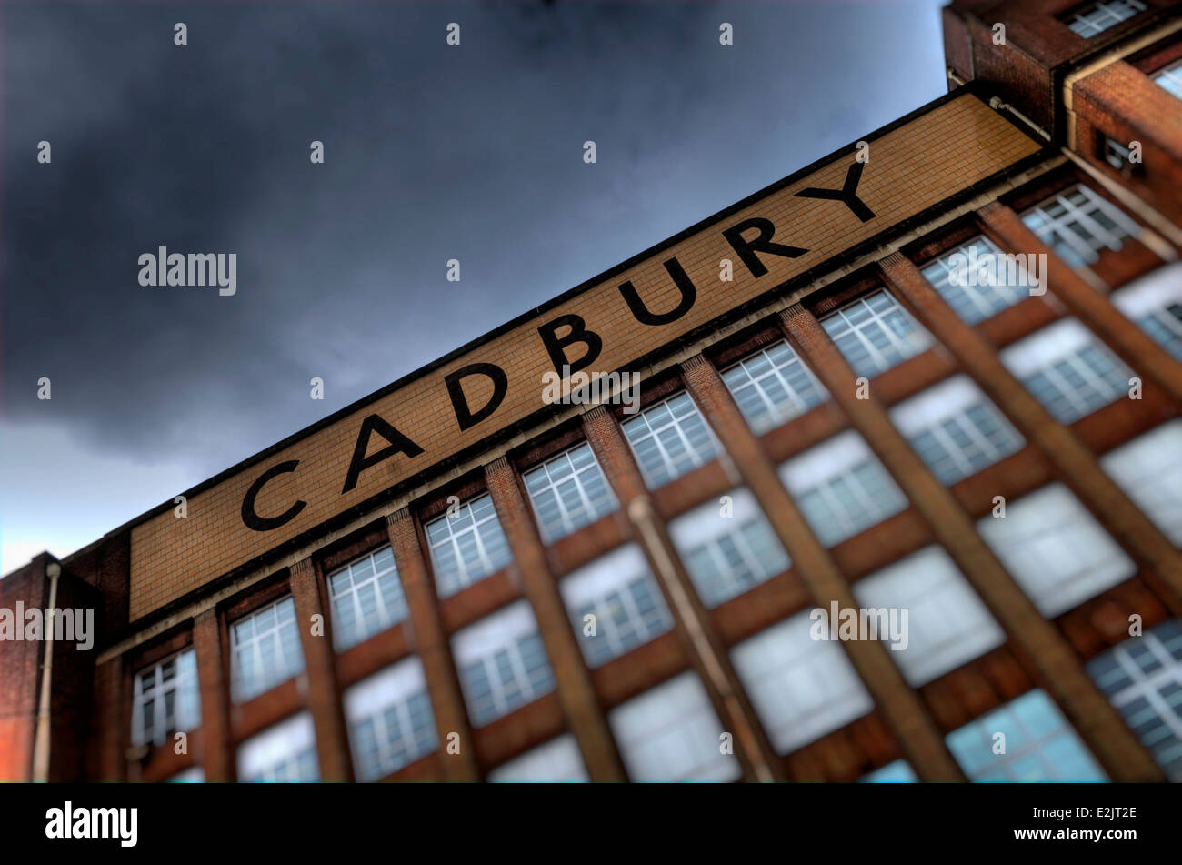 Cadbury Factory Plant, Bournville, Birmingham, Britain. Stock Photo