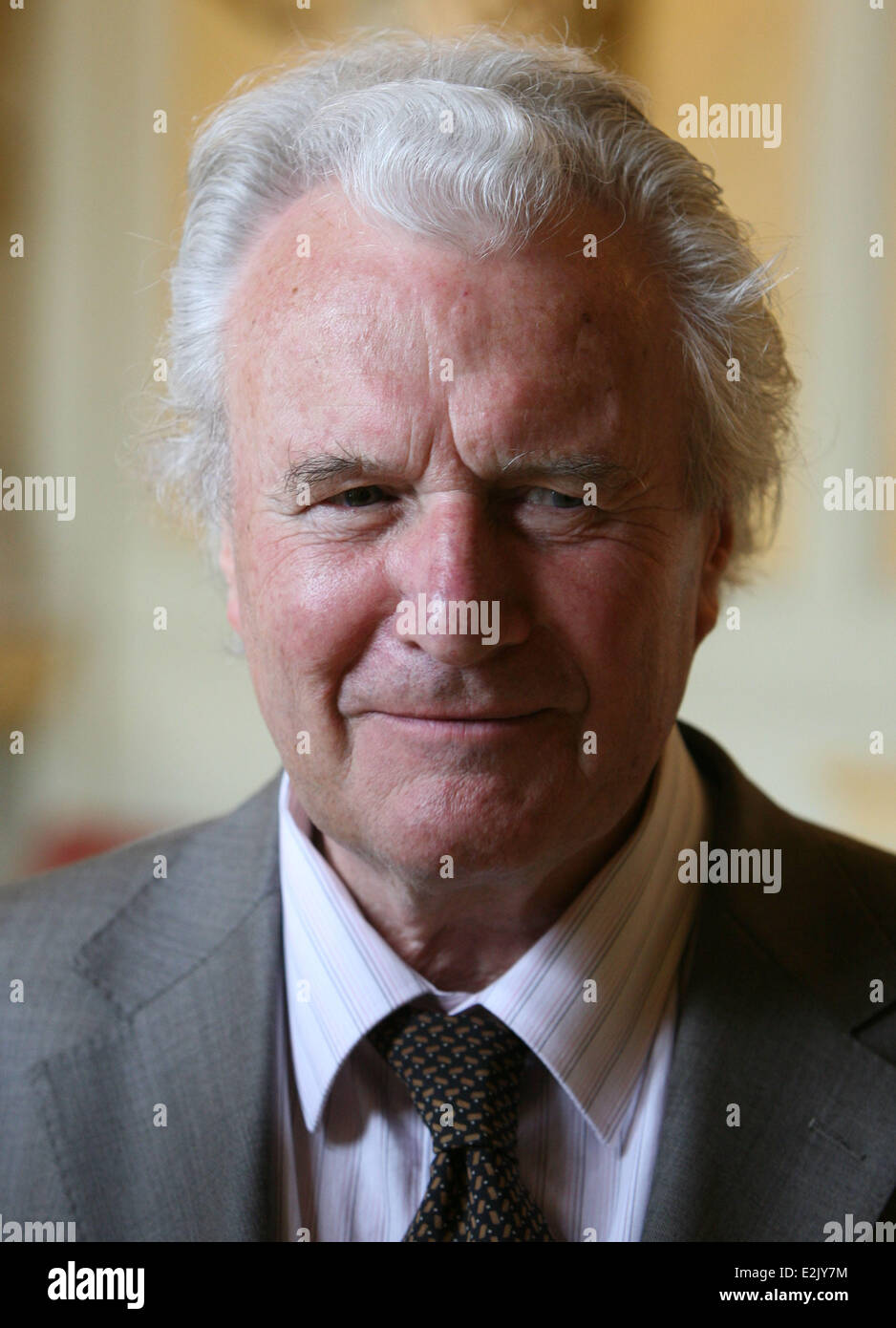 British conductor Sir Colin Davis at a portrait session at Semperoper opera house. Davis is the Honory Conductor of the Saechsische Staatskapelle Dresden.  Where: Dresden, Sachsen, Germany When: 16 Apr 2013 Stock Photo