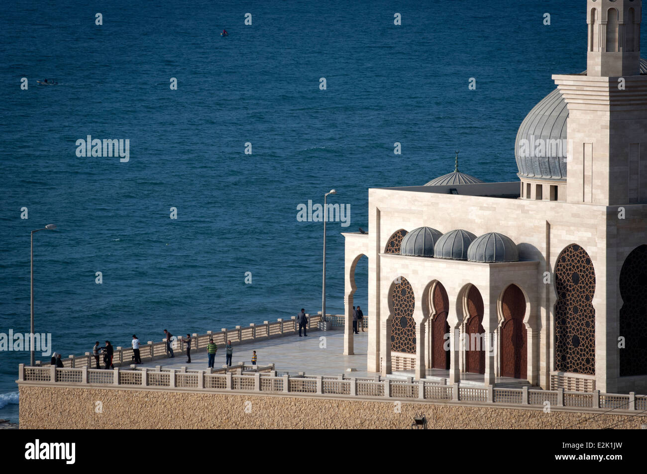 Al Khaldi Mosque Gaza City,Palestine. Stock Photo