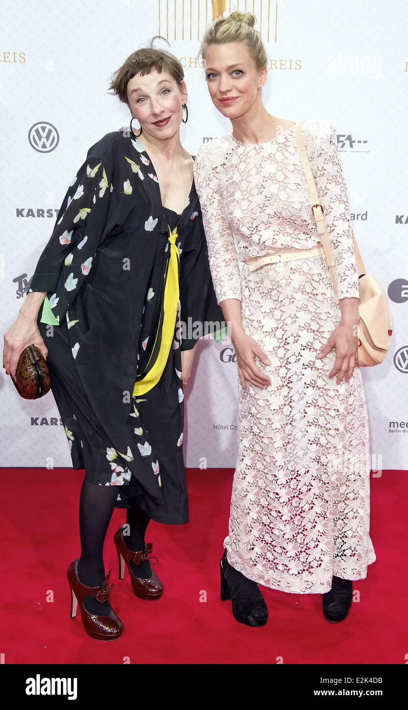 Meret Becker and Heike Makatsch at Deutscher Filmpreis (German Movie