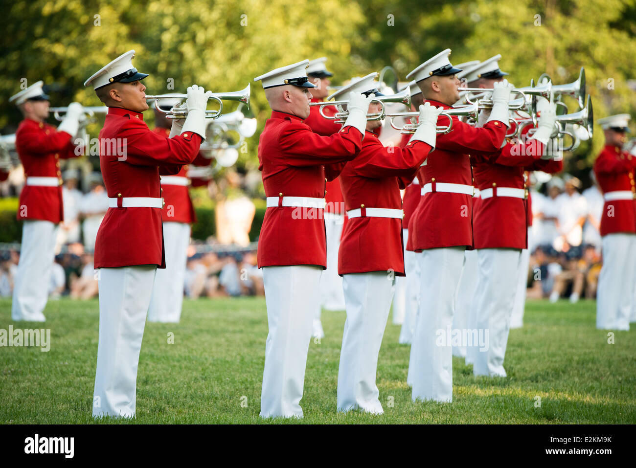 The United States Marine Drum and Bugle Corps, known as the Commandant