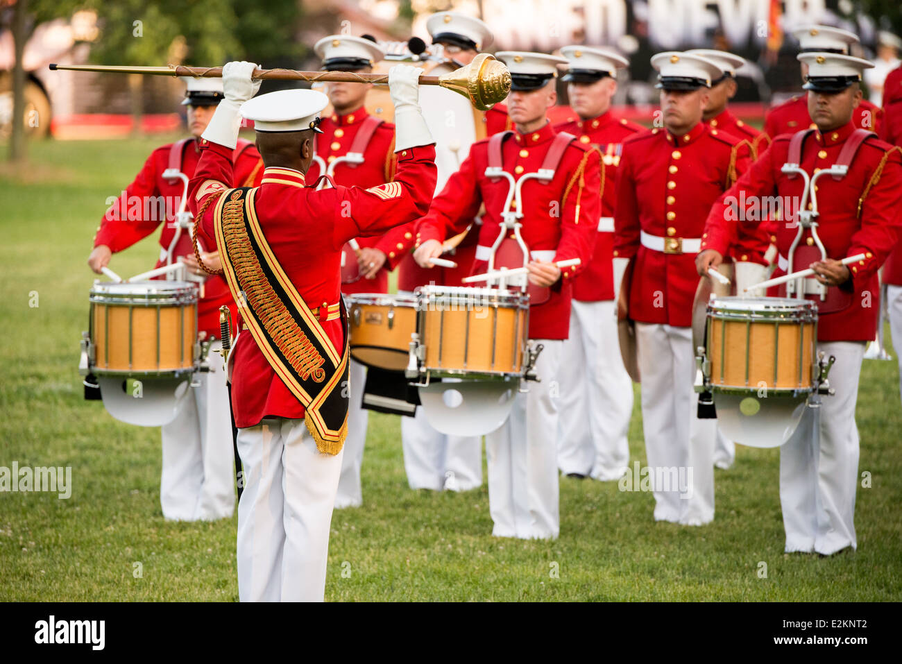 ARLINGTON, Virginia — The United States Marine Drum and Bugle Corps