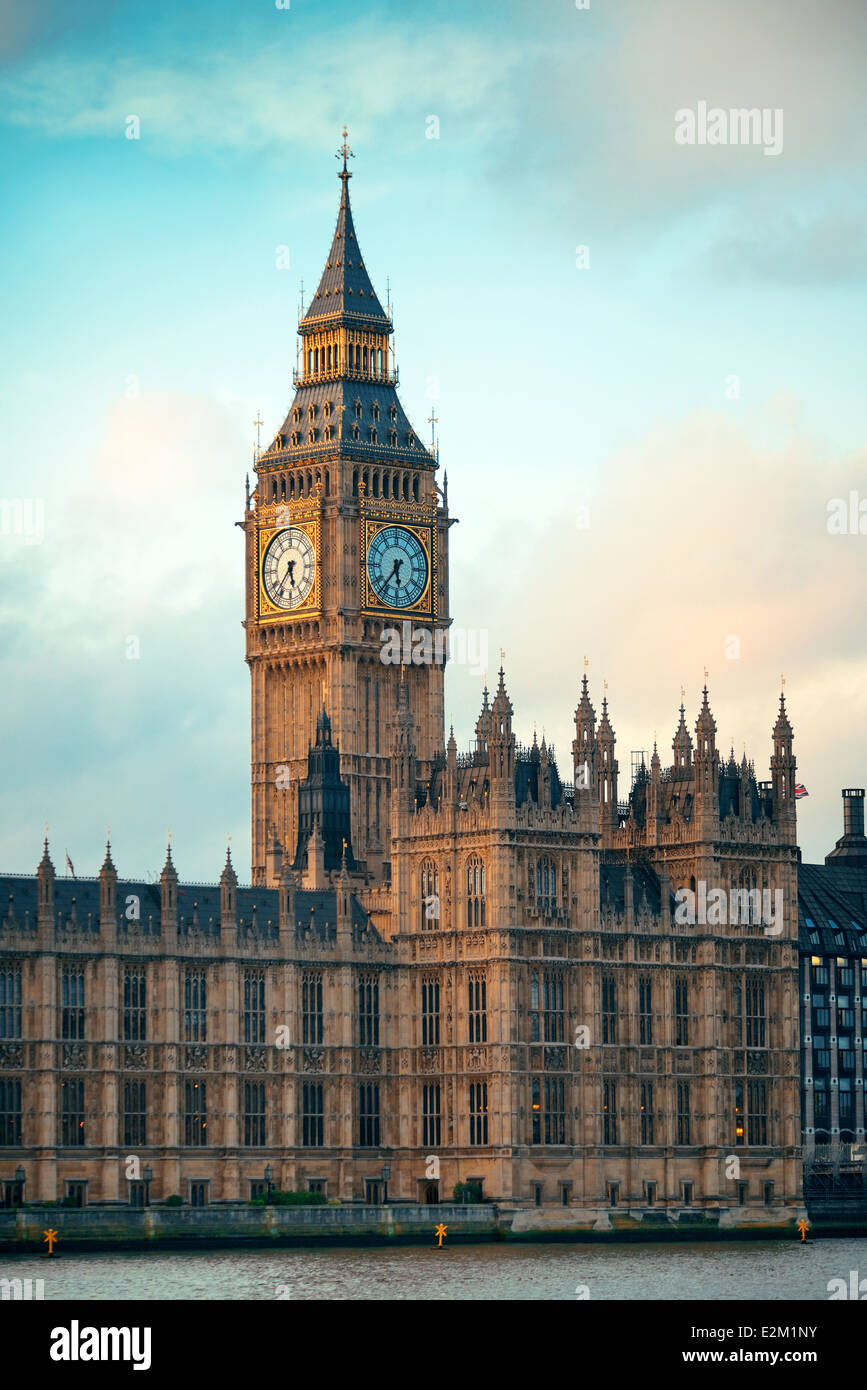 House of Parliament in Westminster in London. Stock Photo