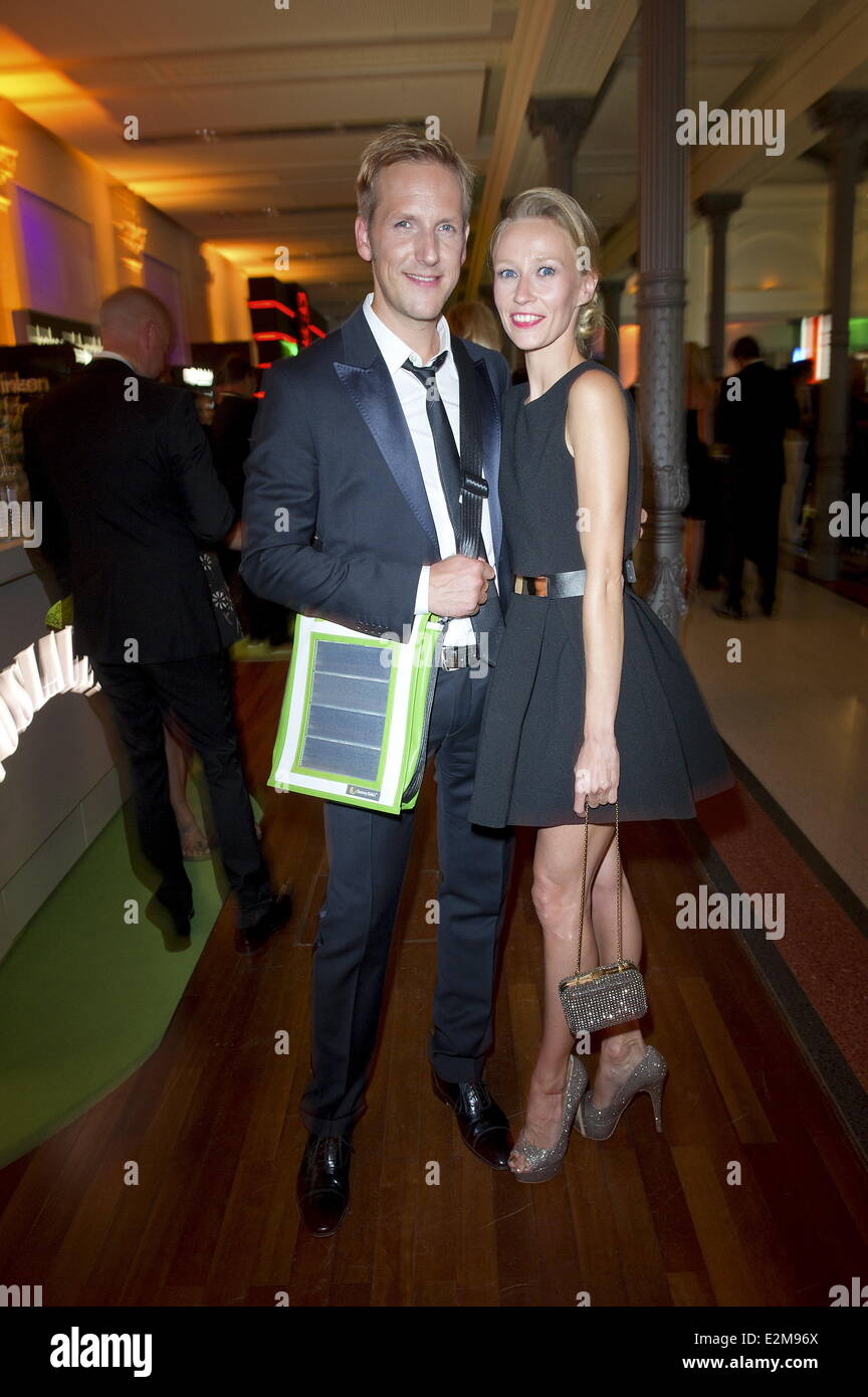 Jan Hahn and Constanze at GreenTec Awards 2013 at Deutsche Telekom ...
