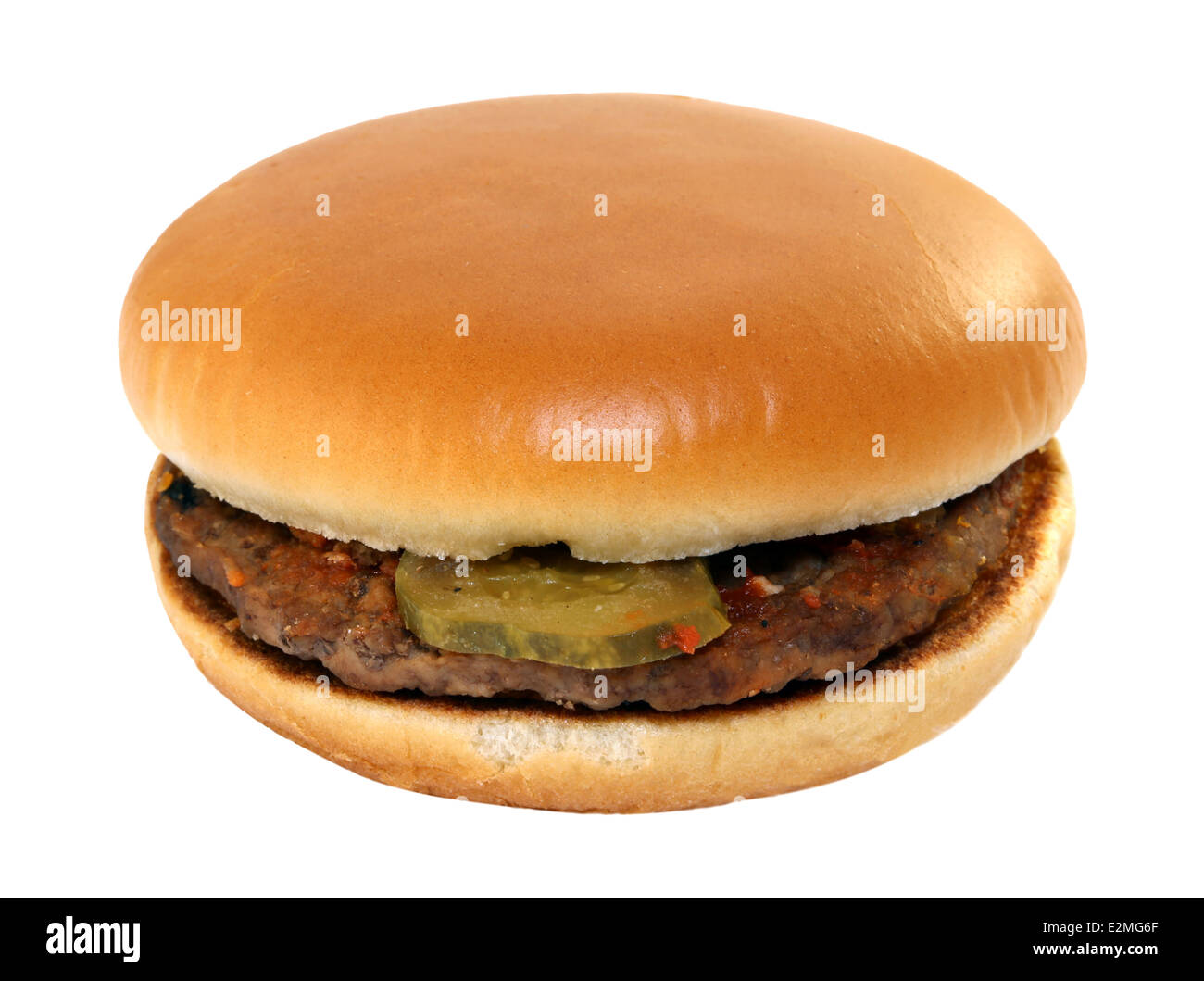 tasty cheeseburger isolated on white background Stock Photo