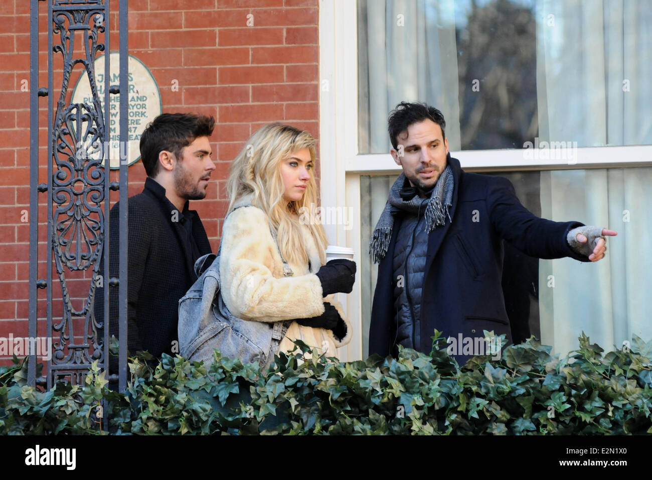 Celebrities on the set of the new film 'Are We