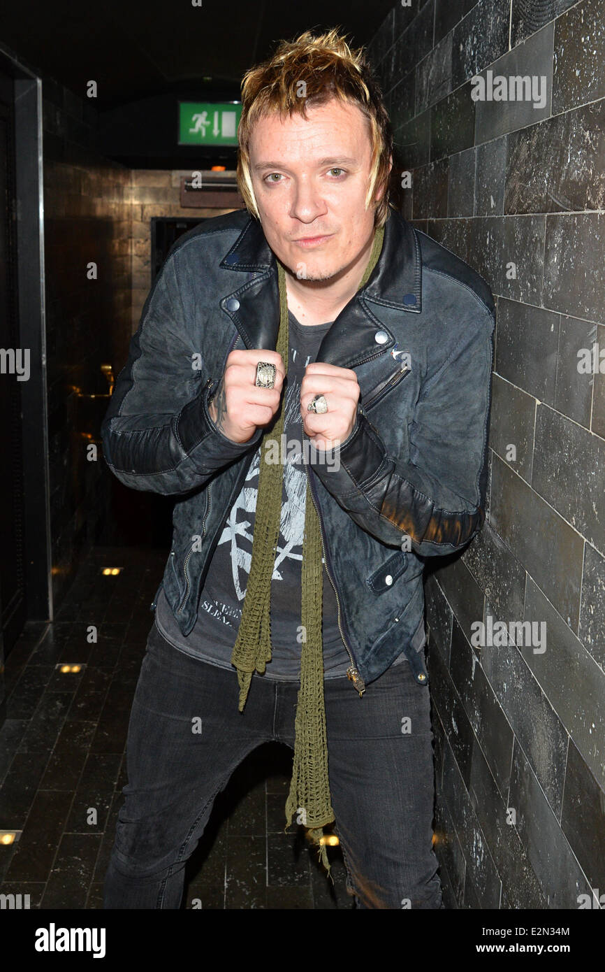 Rock stars and celebrities attend Liam Gallagher's 'Pretty Green London Collections: Men's Autumn/Winter 2013 Launch' held at The Arts Club  Featuring: Liam Howlett Where: London, England When: 07 Jan 2013 Stock Photo