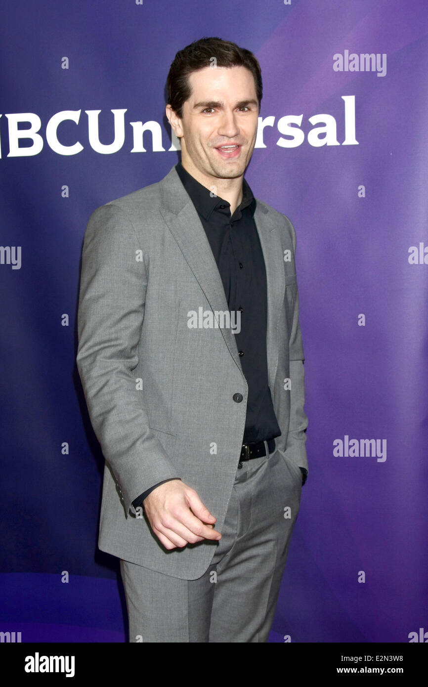 NBCUniversal 2013 TCA Winter Press Tour at Langham Huntington Hotel  Featuring: Sam Witwer Where: Pasadena, CA, United States When: 07 Jan 2013 Stock Photo