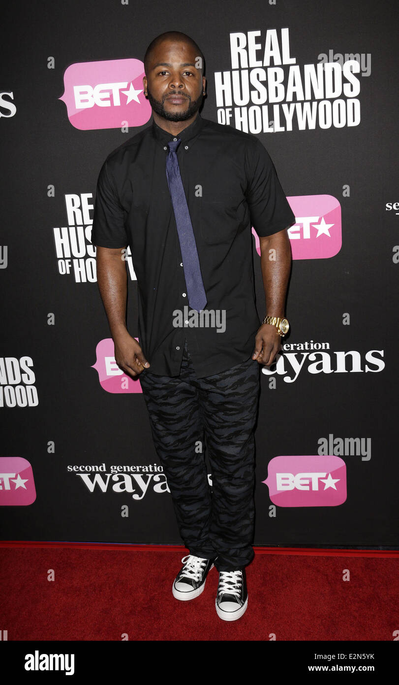 BET Networks' 'Real Husbands of Hollywood' and 'Second Generation Wayans' held at the Regal Cinemas L.A. Live  Featuring: Craig Wayans Where: Los Angeles, California, United States When: 08 Jan 2013 Stock Photo