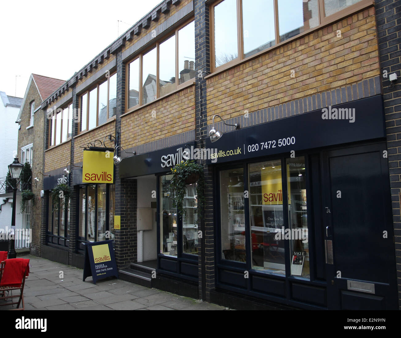 General view of Ricky Gervais and Stephen Merchant's office above the