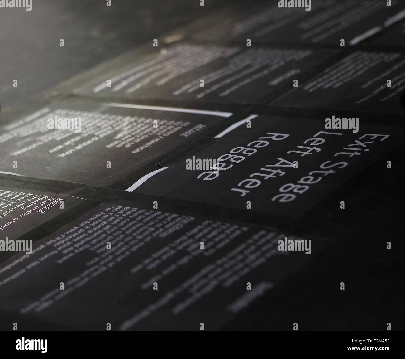 Stage directions hires stock photography and images Alamy