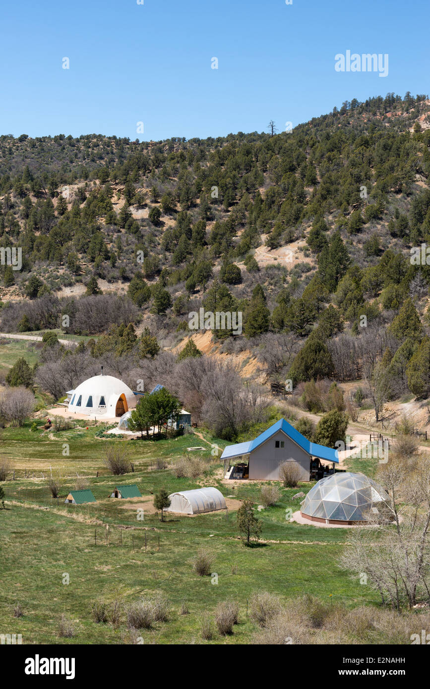 Modern homestead in Long Valley, Utah Stock Photo Alamy