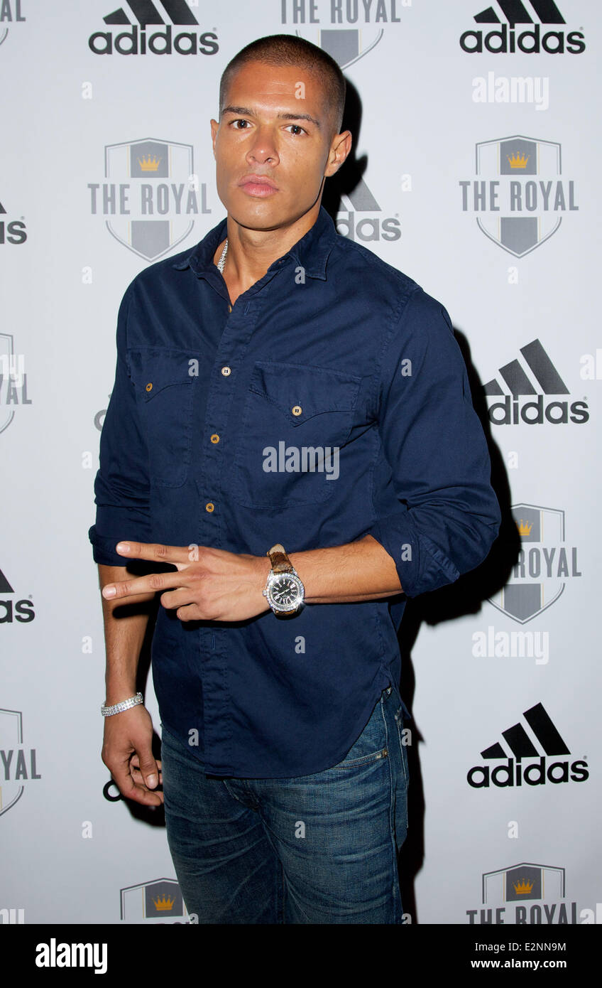 Guests attend the grand opening of The Royal Sports Bar and Restaurant