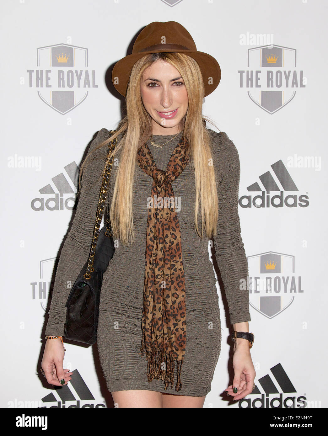 Guests attend the grand opening of The Royal Sports Bar and Restaurant