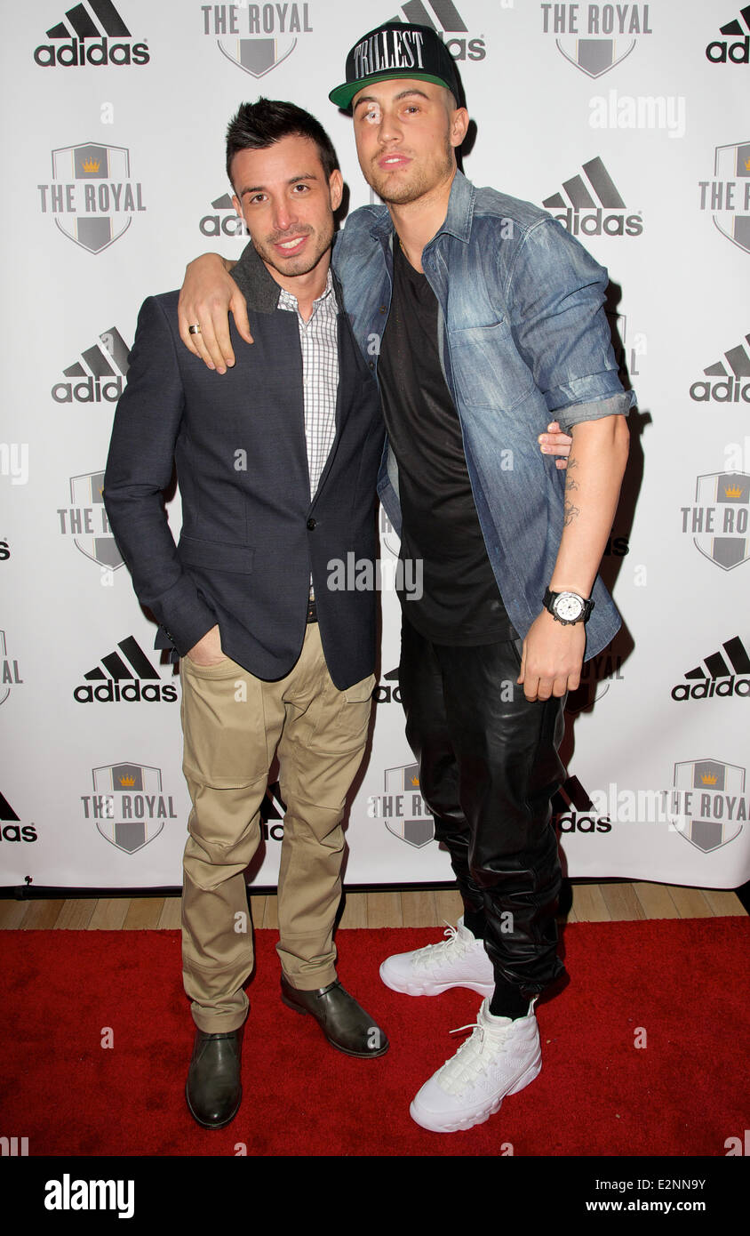 Guests attend the grand opening of The Royal Sports Bar and Restaurant