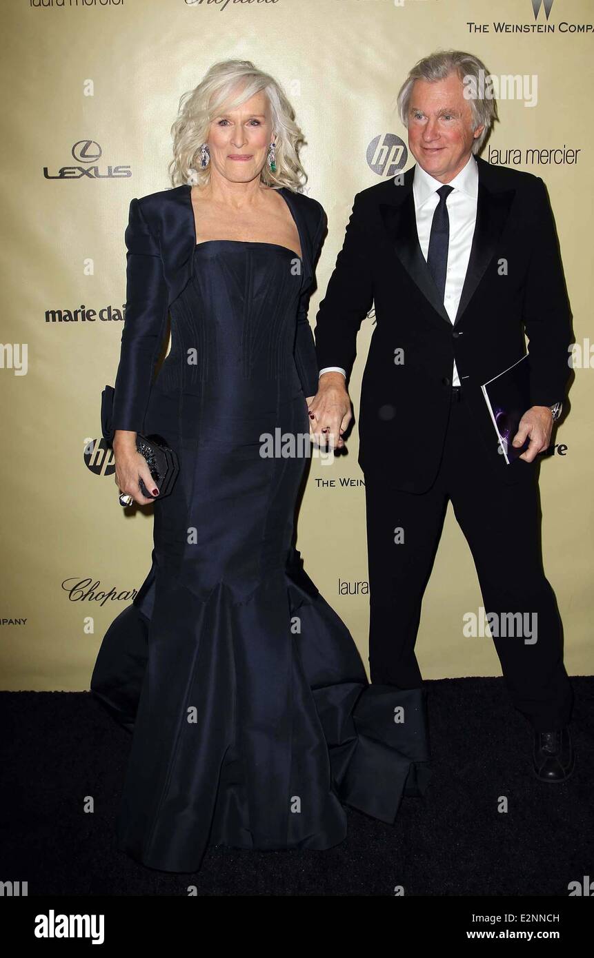 The Weinstein Company s 2013 Golden Globe Awards Party Featuring Glenn Close David Evans Shaw Where Los Angeles California USA When 13 Jan 2013 Stock Photo Alamy