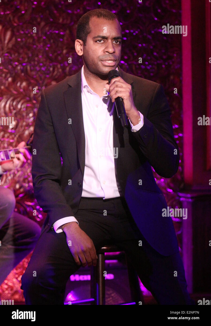 The upcoming concerts press preview at 54 Below night club Featuring ...