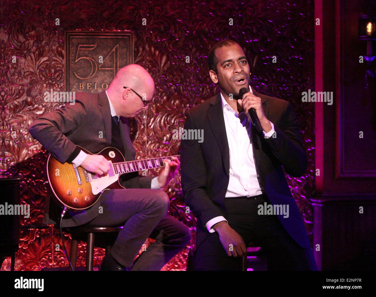 The upcoming concerts press preview at 54 Below night club Featuring ...