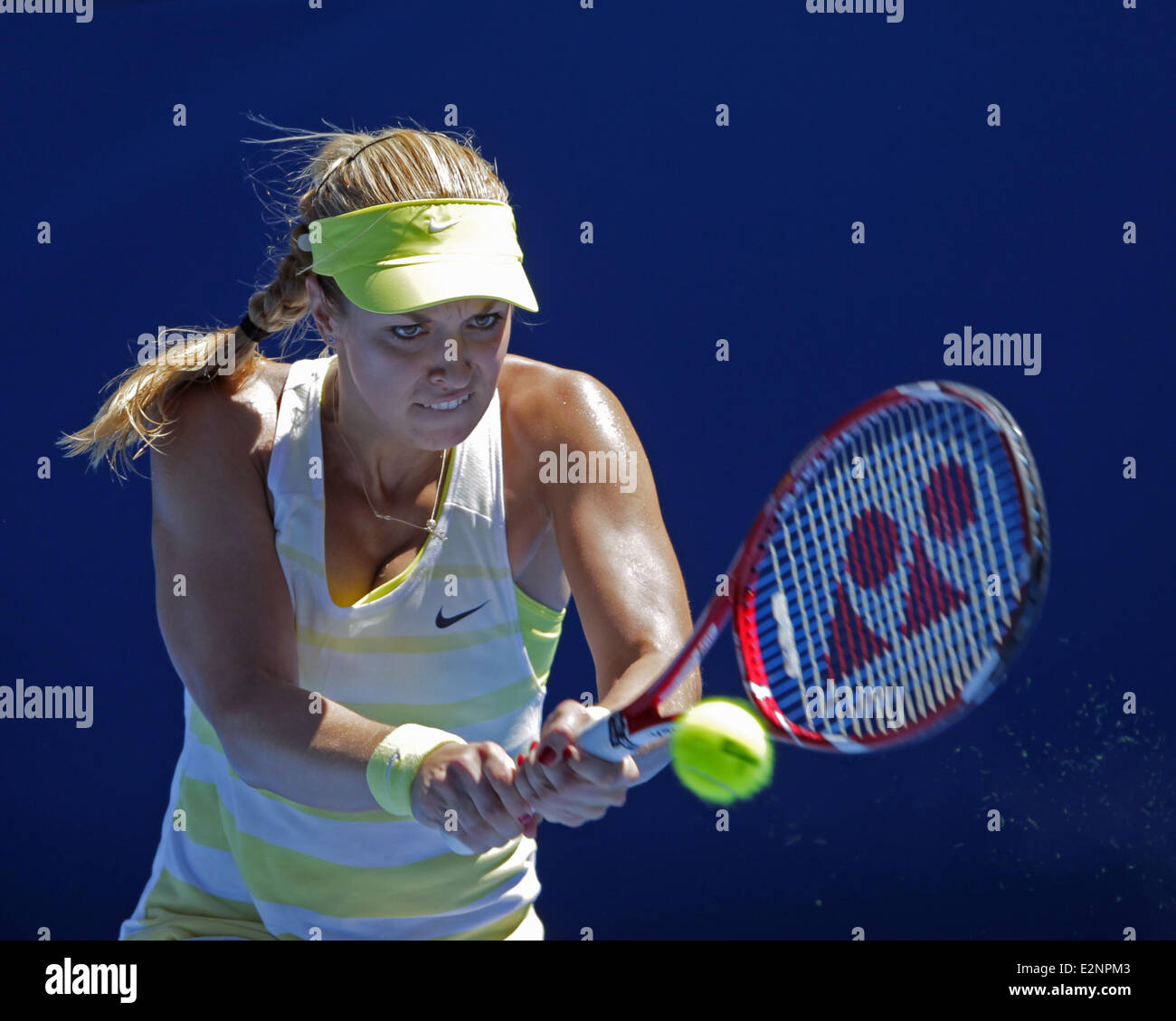 Australian Open Tennis 2013 - Rod Laver Arena - Caroline Wozniacki (DEN