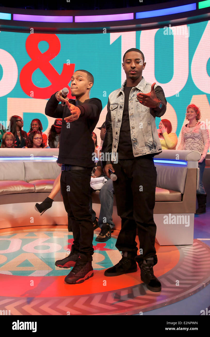 BET's 106 and Park Taping in New York City  Featuring: Bow Wow,Shorty Da Prince Where: NY, NY, United States When: 15 Jan 2013 C Stock Photo