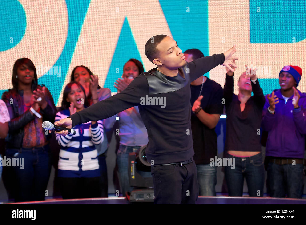BET's 106 and Park Taping in New York City  Featuring: Bow Wow Where: NY, NY, United States When: 15 Jan 2013 Stock Photo