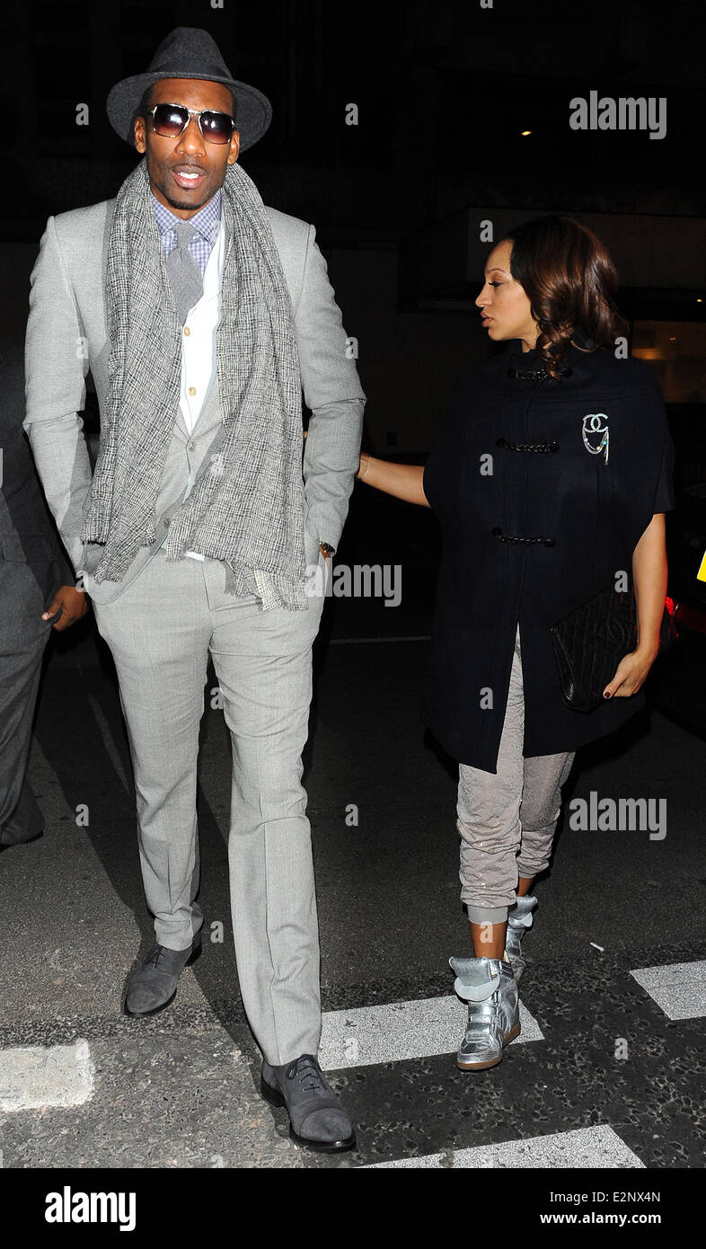 Amare Stoudemire and Alexis Welch at the 2012 Style Awards…