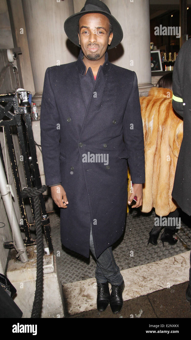 Celebrities attends Jourdan Dunn's leaving party at Aura Featuring