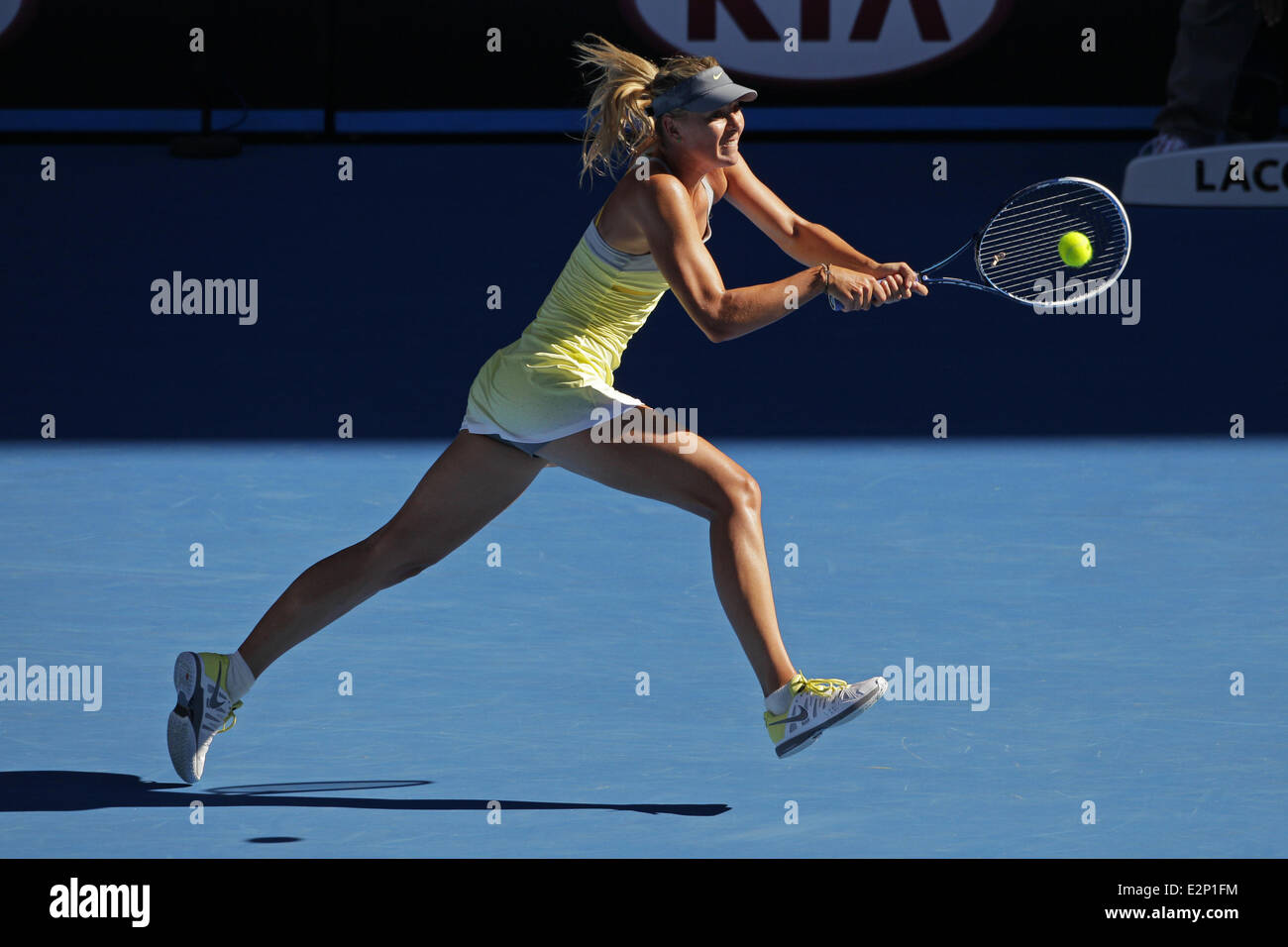 Australian Open Tennis 2013 - Maria Sharapova (RUS) defeated Ekaterina