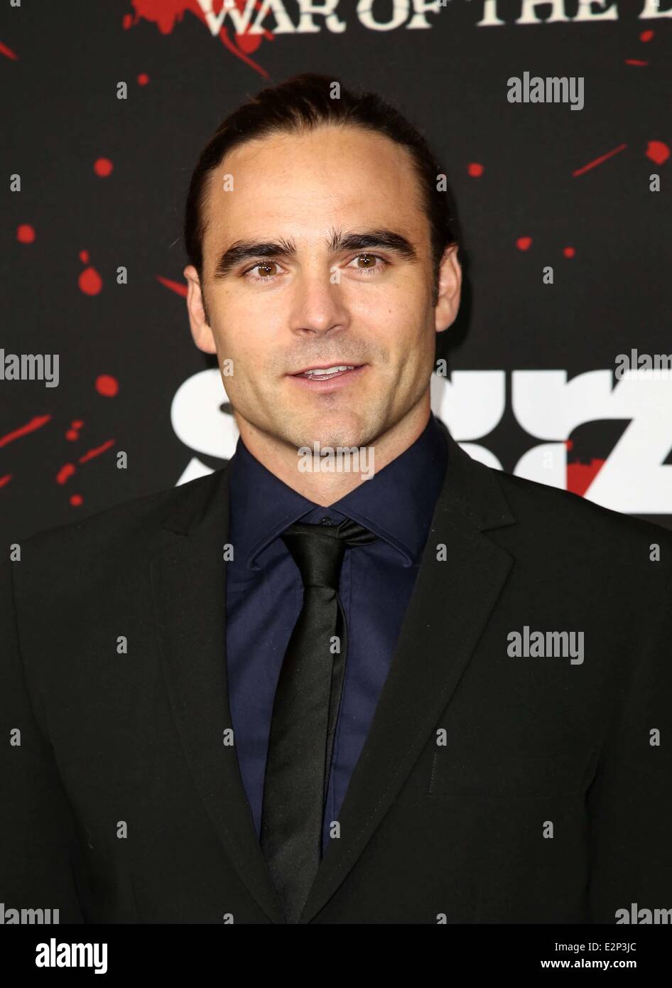 U.S. premiere screening of “Spartacus: War of the Damned” at Regal Cinemas L.A. LIVE Stadium 14  Featuring: Dustin Clare Where: Los Angeles, California, USA When: 22 Jan 2013 Stock Photo