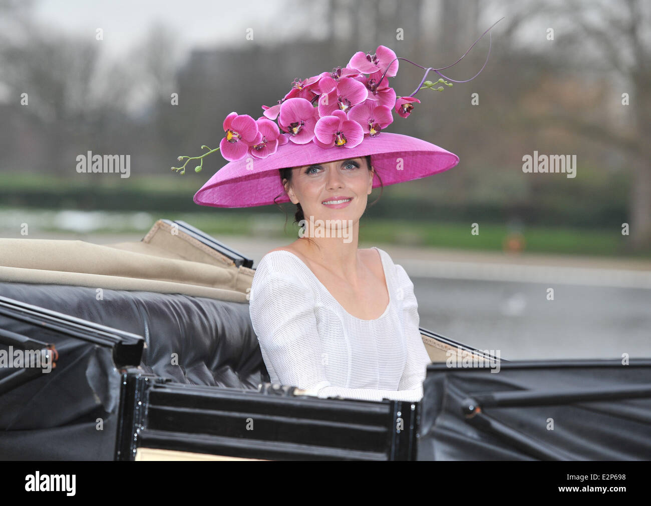 Royal Ascot 2012 campaign 'The Colour and the Glory' launch in Hyde Park  Featuring: Victoria Pendleton Where: London, United Ki Stock Photo