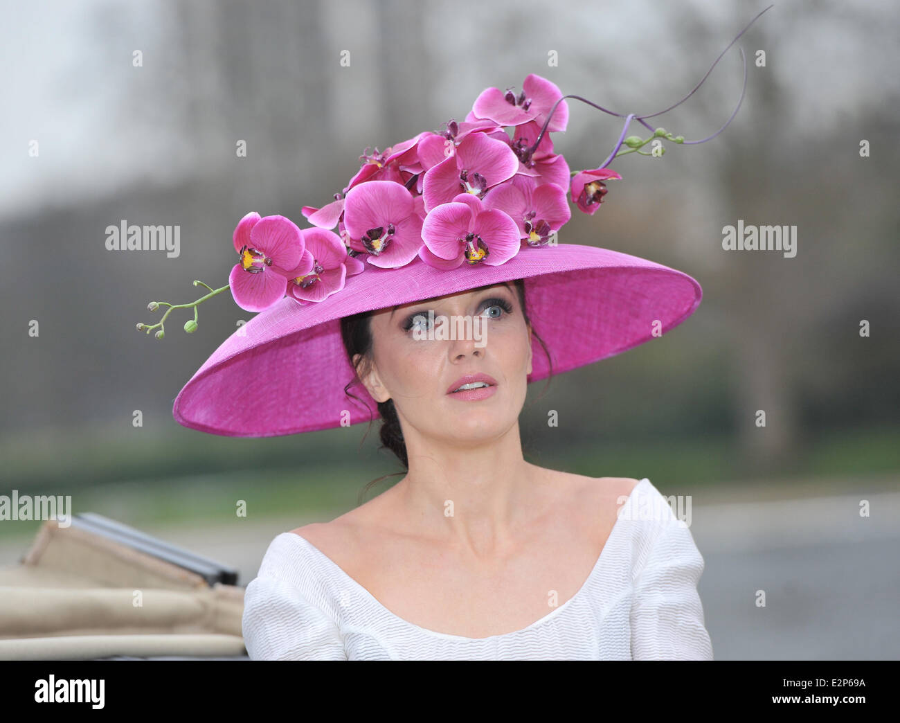 Royal Ascot 2012 campaign 'The Colour and the Glory' launch in Hyde Park  Featuring: Victoria Pendleton Where: London, United Ki Stock Photo