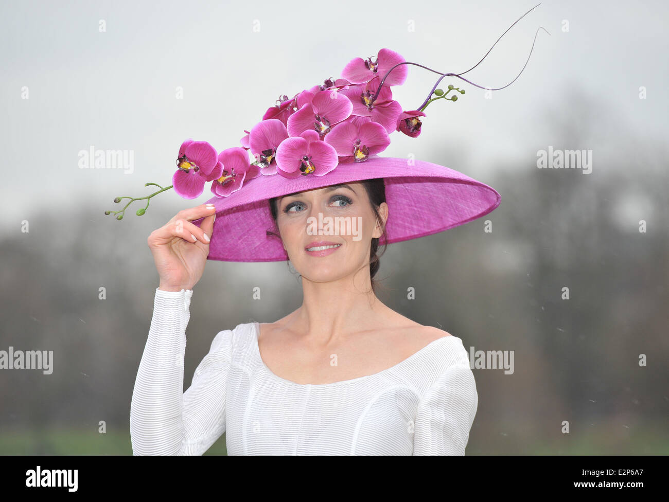 Royal Ascot 2012 campaign 'The Colour and the Glory' launch in Hyde Park  Featuring: Victoria Pendleton Where: London, United Ki Stock Photo