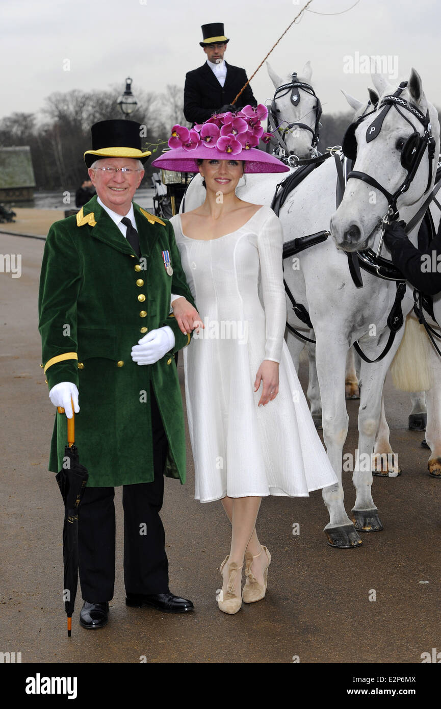 Royal Ascot 2012 campaign 'The Colour and the Glory' launch in Hyde Park  Featuring: Victoria Pendleton Where: London, United Ki Stock Photo